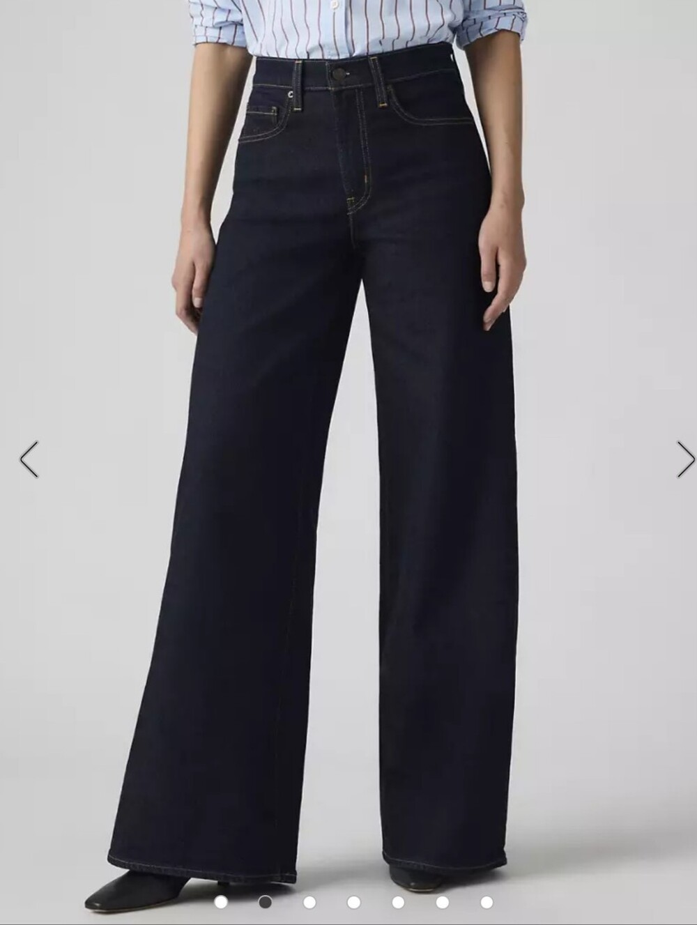 Levi's 728 High Rise Wide Leg Jeans